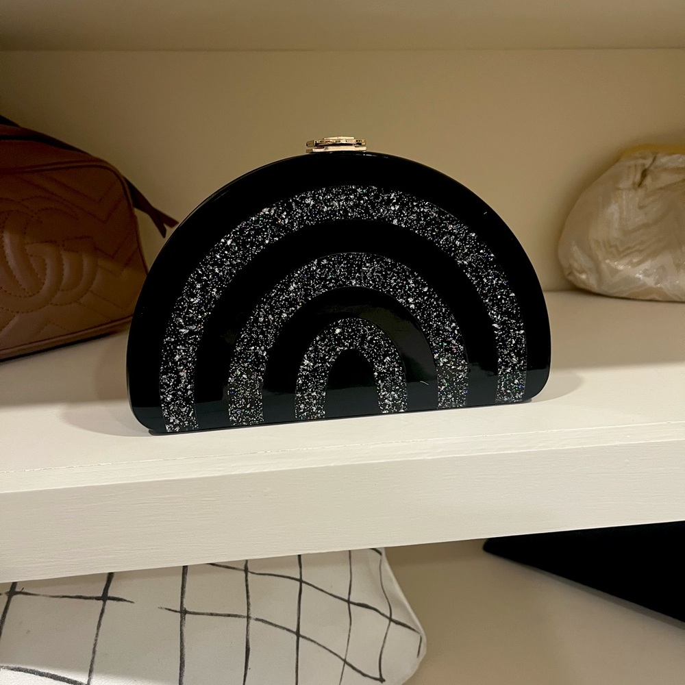 Milly acrylic clutch